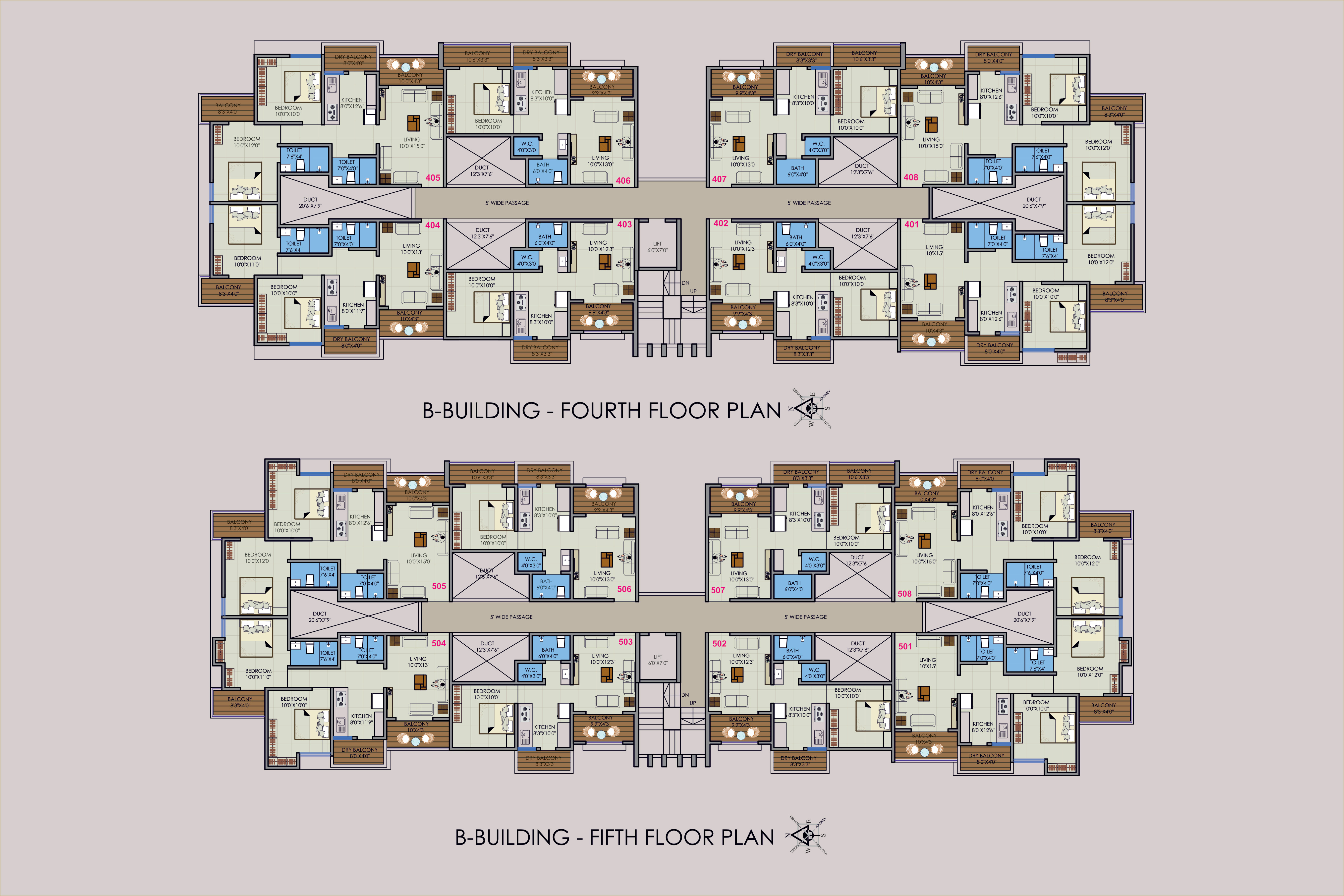 Fourth Floor Plan