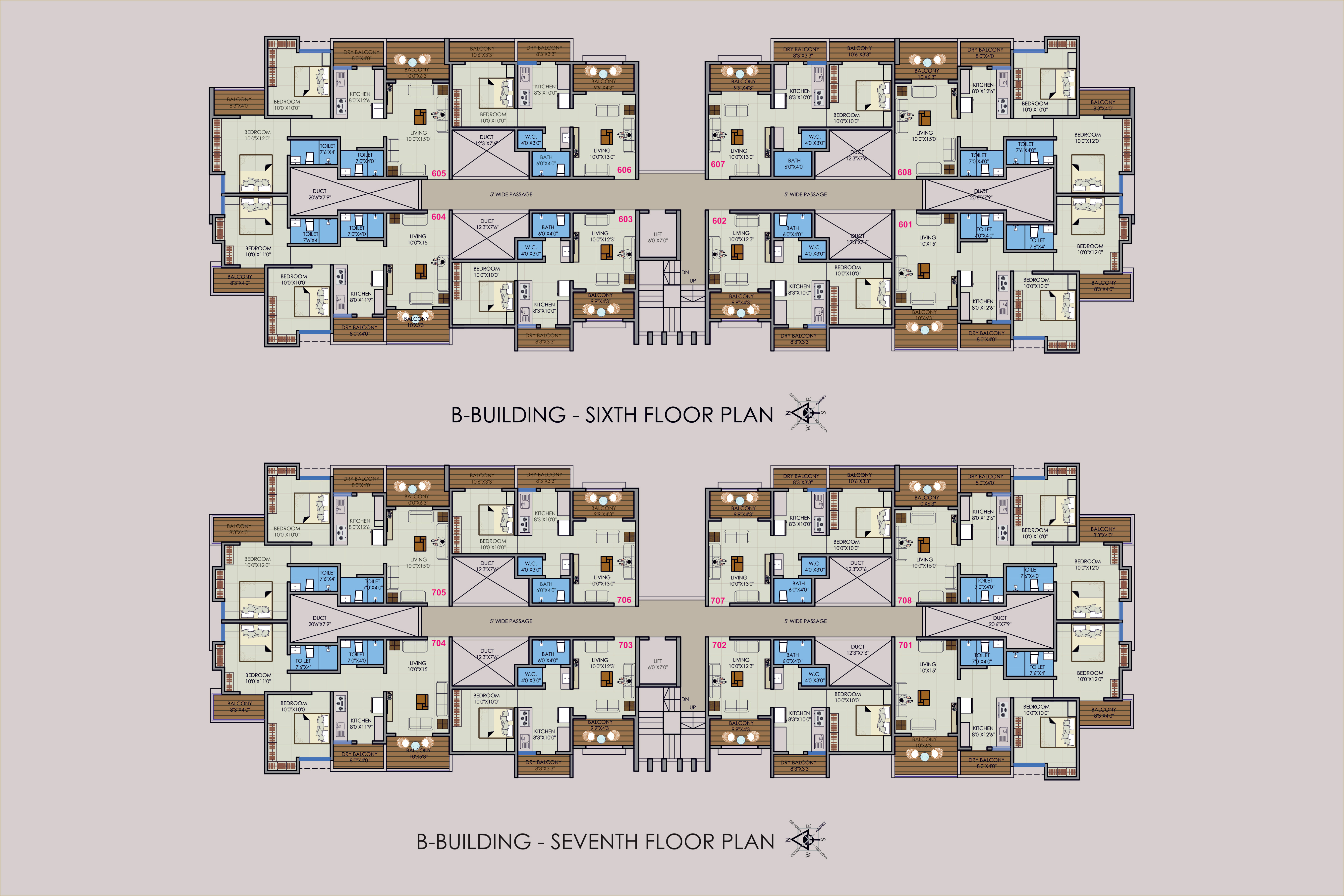 Sixth Floor Plan